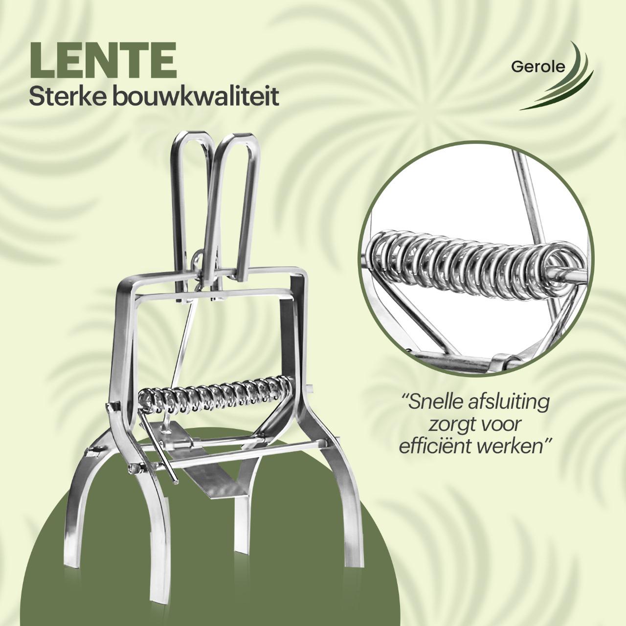 Mollenklemmen Set van 5 – Professionele Mollenval Schaarklem – Verzinkt Staal – Gerole®